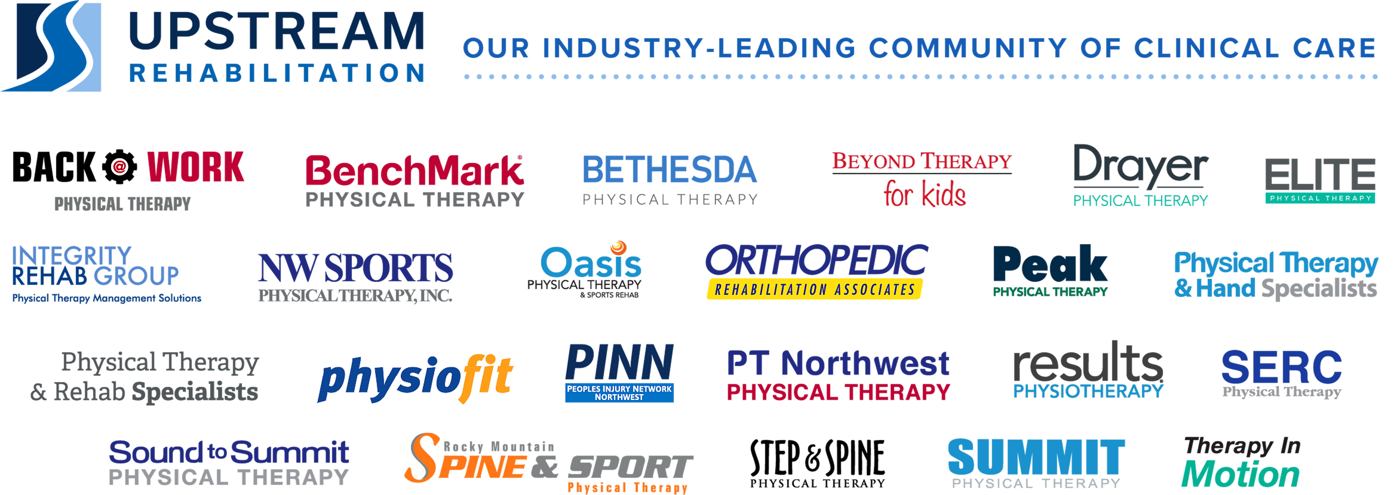 Upstream Rehabilitation family of brands